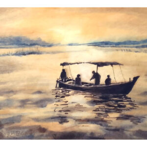 Golden Voyage At Dusk